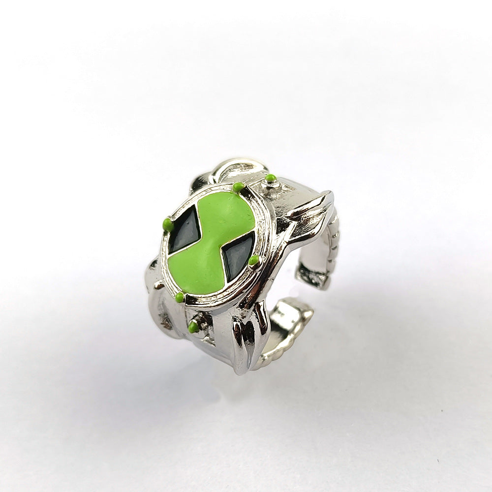 Omnitrix Ring Ben Cosplay Metal Ring European and American Style
