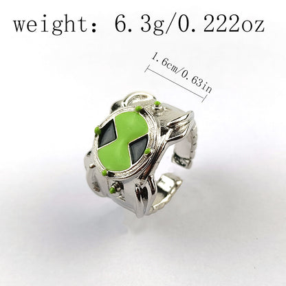 Omnitrix Ring Ben Cosplay Metal Ring European and American Style